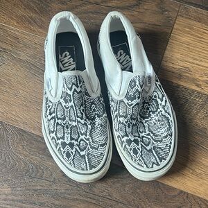 Snake skin vans